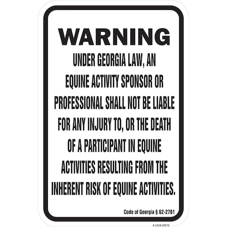 Signmission Safety Sign, 12 in Height, Aluminum, 18 in Length, 25172 A-1218-25172